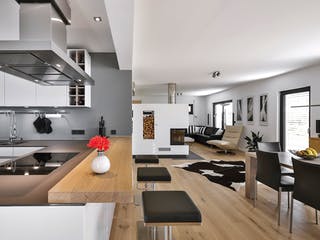 Fertighaus Ulm von Regnauer Hausbau Schlüsselfertig ab 479695€, Cubushaus Innenansicht 2