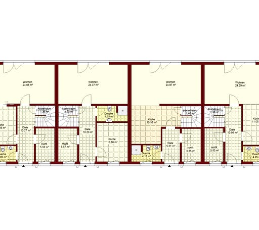 Reihenhaus Herzberge Floorplan 1