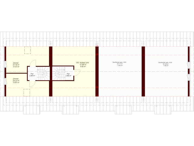 Massivhaus Reihenhaus Herzberge von NEWE-Massivhaus Schlüsselfertig ab 228800€, Satteldach-Klassiker Grundriss 3