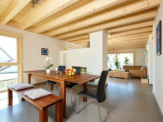 Fertighaus Korntal von Rems-Murr-Holzhaus Ausbauhaus ab 309330€, Satteldach-Klassiker Innenansicht 1