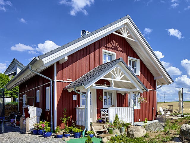 Blockhaus Oedheim von Rems-Murr-Holzhaus Ausbauhaus ab 300579€, Blockhaus Außenansicht 2