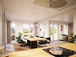 Fertighaus CLOU 135 Walmdach von RENSCH-HAUS Schlüsselfertig ab 385770€, Stadtvilla Innenansicht 1