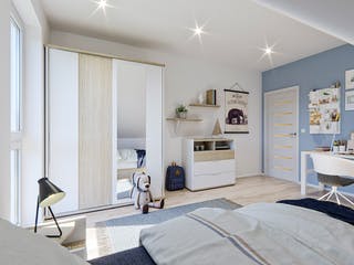 Fertighaus Clou 143 von RENSCH-HAUS Schlüsselfertig ab 344223€, Satteldach-Klassiker Innenansicht 2