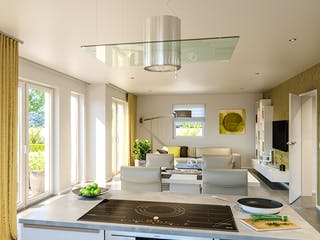 Fertighaus CLOU 169 von RENSCH-HAUS Schlüsselfertig ab 409757€, Satteldach-Klassiker Innenansicht 1