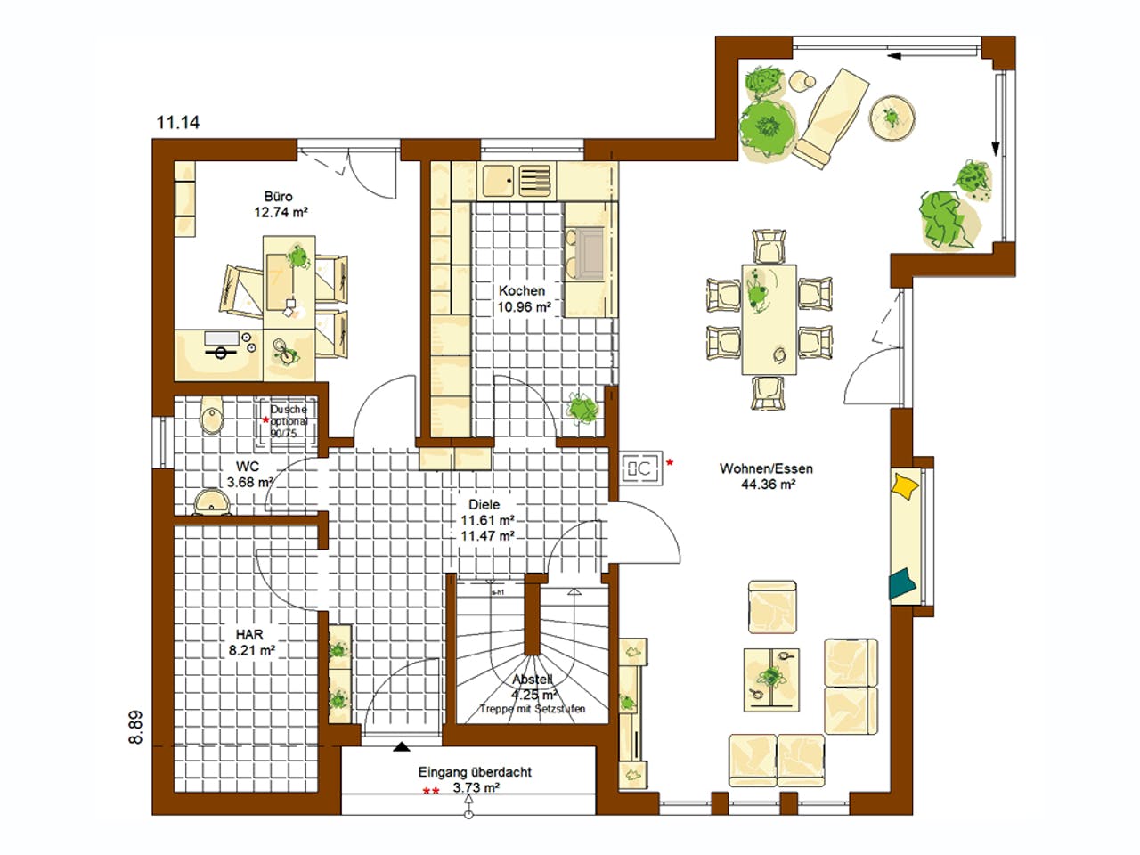 Einfamilienhaus MH Kopenhagen von RENSCH-HAUS | Fertighaus.de