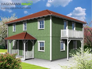 Fertighaus Resoro von Hagemann Haus Schlüsselfertig ab 202900€, Stadtvilla Außenansicht 2