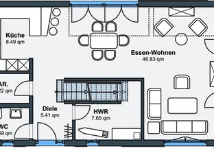 Ausstellungshaus Rheinau-Linx - sunshine Grundriss