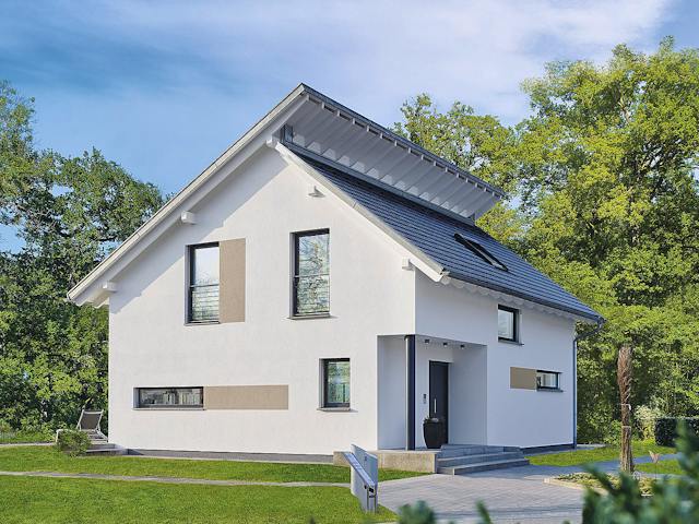 Fertighaus Ausstellungshaus Rheinau-Linx generation5.5 200 von WeberHaus Schlüsselfertig ab 410000€, Außenansicht 1