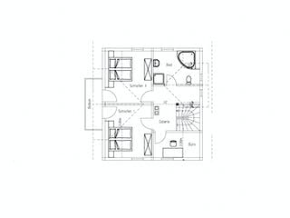 Fertighaus Rheintal von TIROLIA Ausbauhaus ab 113625€, Blockhaus Grundriss 1