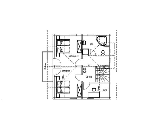 Fertighaus Rheintal (inactive) von Tirolia Blockhaus Ausbauhaus ab 113625€, Blockhaus Grundriss 1