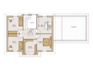 Fertighaus Stadtvilla 22-157 von Rheno Systembau Schlüsselfertig ab 432755€, Stadtvilla Grundriss 2
