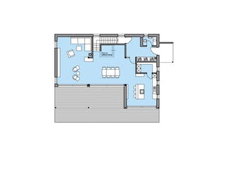 Fertighaus Riederle - Kundenhaus von Bau-Fritz Schlüsselfertig ab 790000€, Stadtvilla Grundriss 1