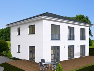 Fertighaus Stadtvilla 186 von Zimmermann Haus Schlüsselfertig ab 336840€, Stadtvilla Außenansicht 5