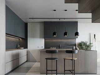 Massivhaus Premium Haus von RKR Systembau, Pultdachhaus Innenansicht 6