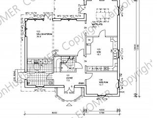 Fertighaus Rönninge (inacitve) von Generalbau GS Schwedenhaus Schlüsselfertig ab 408817€, Satteldach-Klassiker Grundriss 1