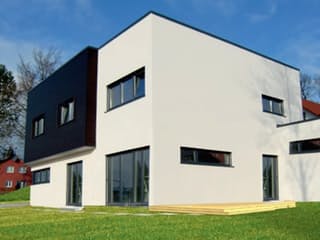 Fertighaus Rommersheim von TIROLIA, Cubushaus Außenansicht 3