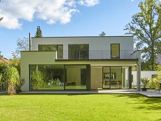 Fertighaus Architektur I von Roreger Holzbau, Cubushaus Außenansicht 3