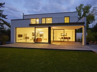 Fertighaus Architektur I von Roreger Holzbau, Cubushaus Außenansicht 5
