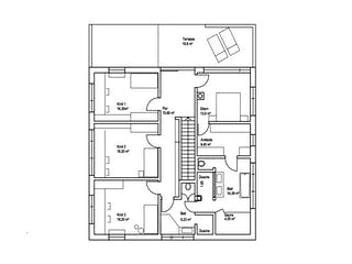 Fertighaus Architektur I von Roreger Holzbau, Cubushaus Grundriss 2