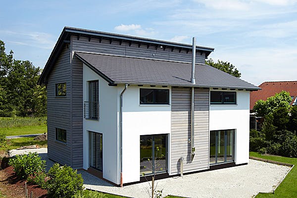 Pultdachhaus aus Holz von Roreger Hausbau