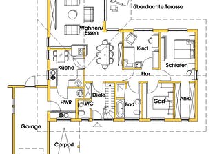 Rosi 2 (KfW-Effizienzhaus 40) Grundriss