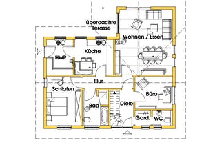 Rosi 3 (KfW-Effizienzhaus 40) Grundriss