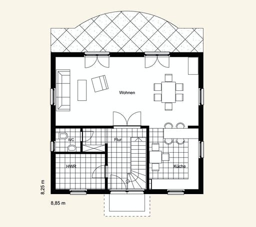 Rostow Berlin 120 Floorplan 1