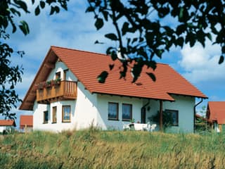 Fertighaus Rothenburg von Keitel-Haus, Satteldach-Klassiker Außenansicht 2