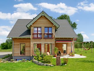 Fertighaus Rottenburg von Keitel-Haus, Satteldach-Klassiker Außenansicht 1