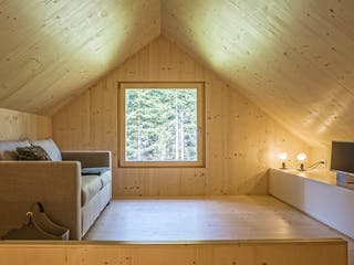 Blockhaus Belluno von Rubner Haus Schlüsselfertig ab 295000€, Satteldach-Klassiker Innenansicht 1