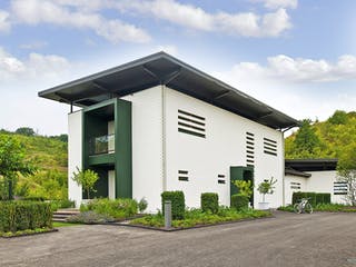 Blockhaus Emilia von Rubner Haus AT Schlüsselfertig ab 370000€, Blockhaus Außenansicht 2