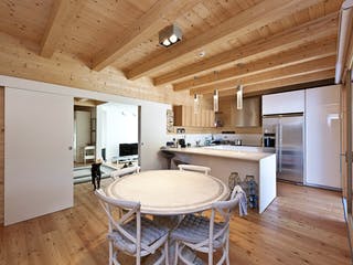 Blockhaus Emilia von Rubner Haus AT Schlüsselfertig ab 370000€, Blockhaus Innenansicht 2