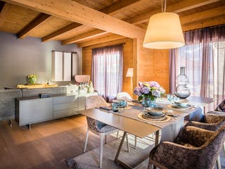 Blockhaus Pusteria von Rubner Haus AT Schlüsselfertig ab 380000€, Blockhaus Innenansicht 1