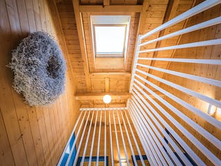 Blockhaus Pusteria von Rubner Haus AT Schlüsselfertig ab 380000€, Blockhaus Innenansicht 2