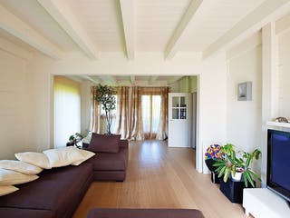 Blockhaus Veneto von Rubner Haus AT Schlüsselfertig ab 365000€, Blockhaus Innenansicht 1