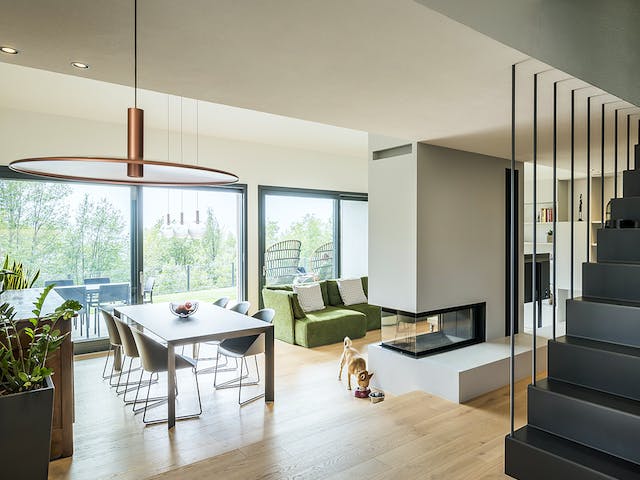 Blockhaus Venezia von Rubner Haus Schlüsselfertig ab 430000€, Satteldach-Klassiker Innenansicht 1