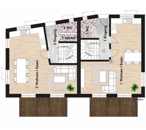 SAALE-Haus Born & Schneider Floorplan 1