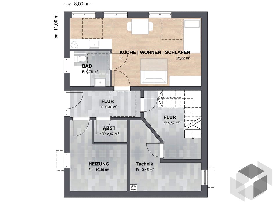 Haus Joensen von SAALE-Haus Grundriss