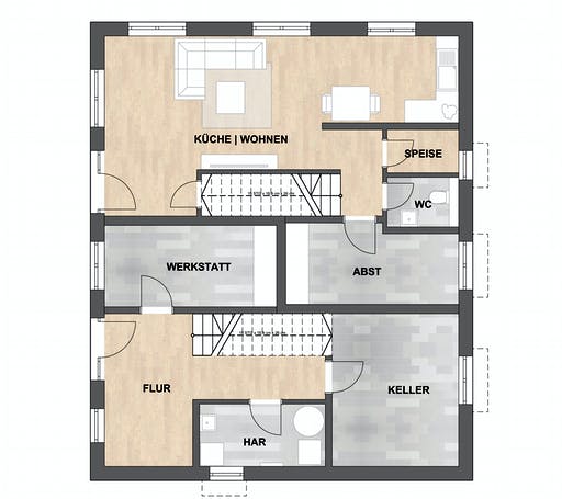 SAALE-Haus Rother Floorplan 1