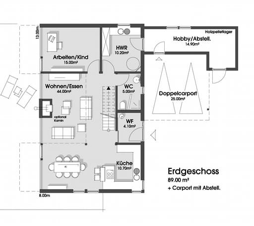 Sabine (KfW-Effizienzhaus 55) floor_plans 0