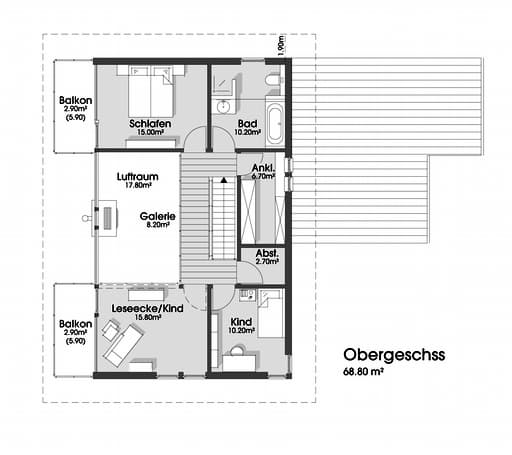 Sabine (KfW-Effizienzhaus 55) floor_plans 1