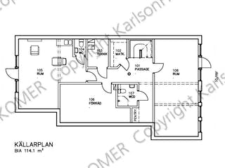 Fertighaus Saltsjö Boo (inacitve) von Generalbau GS Schwedenhaus Schlüsselfertig ab 399261€, Stadtvilla Grundriss 3