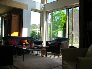 Fertighaus Sandweg von Holzhaus Rosskopf Schlüsselfertig ab 429000€, Satteldach-Klassiker Innenansicht 1