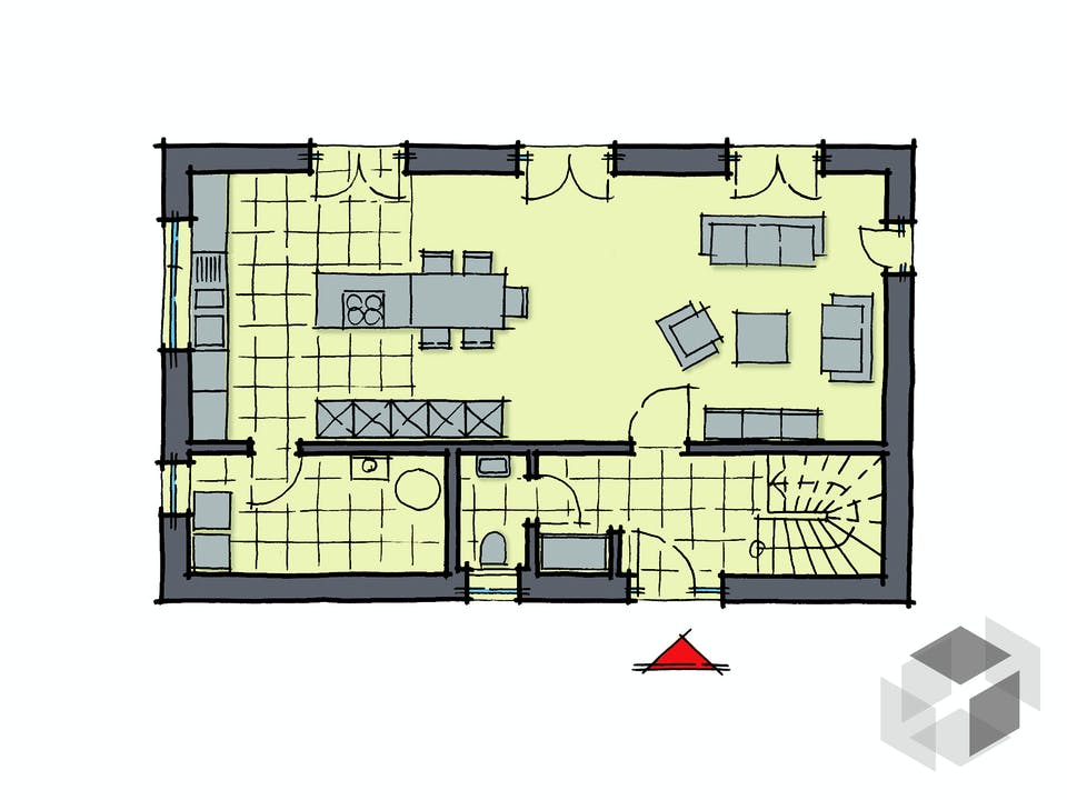 Santa Monica von GUSSEK HAUS Grundriss
