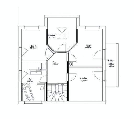 Luxhaus SD Landhaus 143 Floorplan 2
