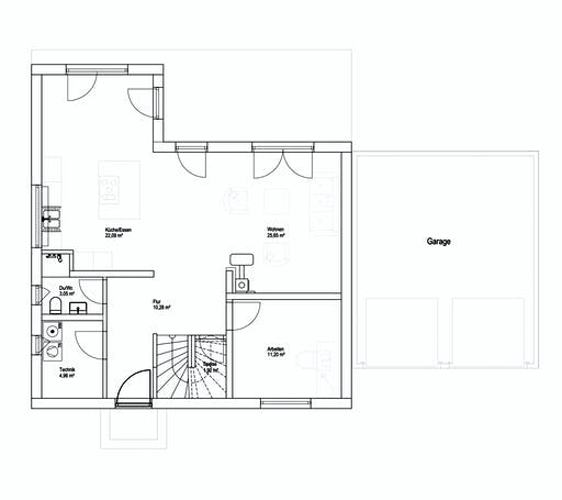 Luxhaus SD Landhaus 151 Floorplan 1