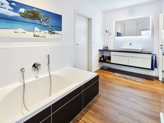 Fertighaus Satteldach Landhaus 151 von LUXHAUS, Satteldach-Klassiker Innenansicht 7