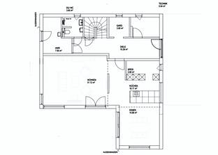 Satteldach Landhaus 200 Grundriss