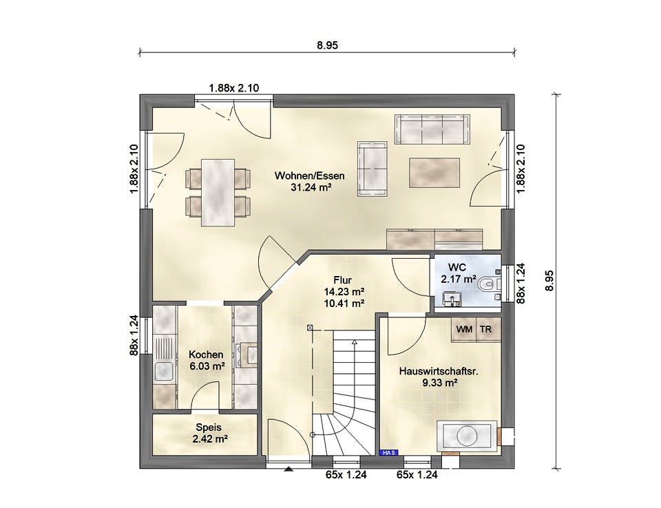 Einfamilienhaus Aktionshaus Familie 126 Von Scheller-Haus | Fertighaus.de