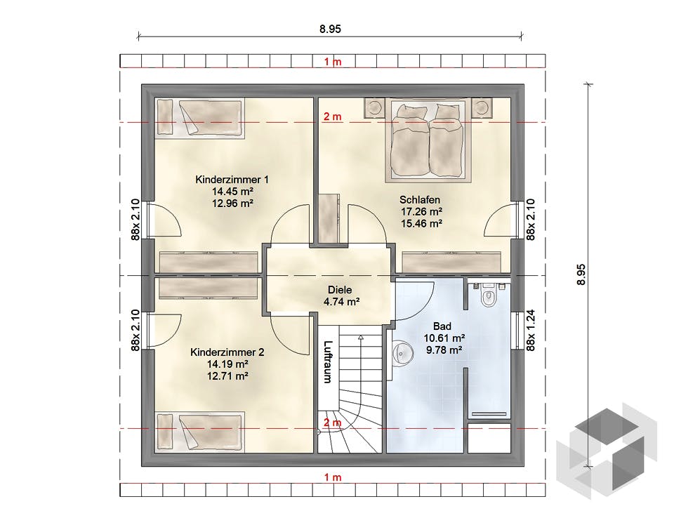 Einfamilienhaus Aktionshaus Familie 126 Von Scheller-Haus | Fertighaus.de